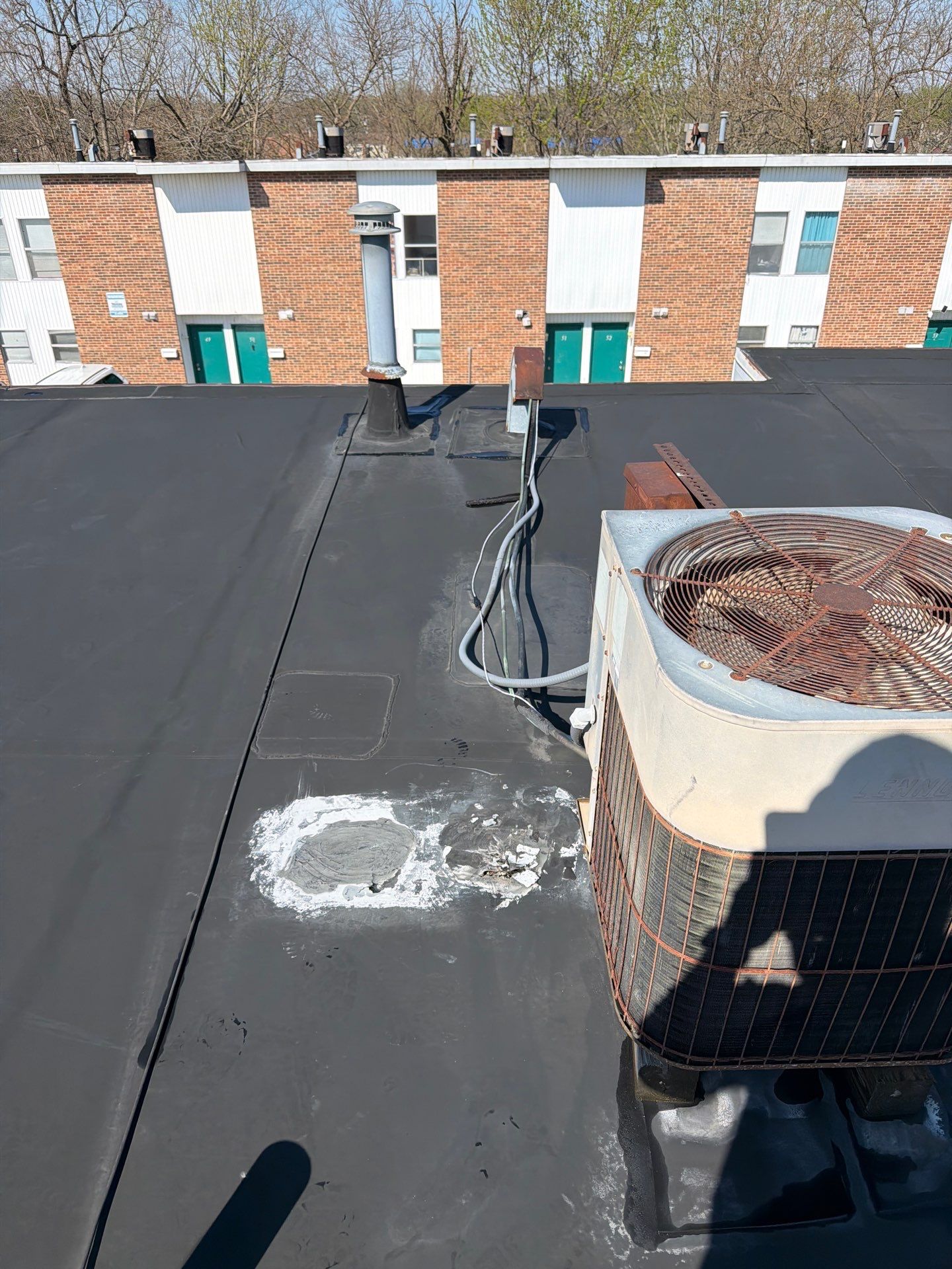 EPDM Roof Restoration in Springfield, OH by Glacier Industrial LLC