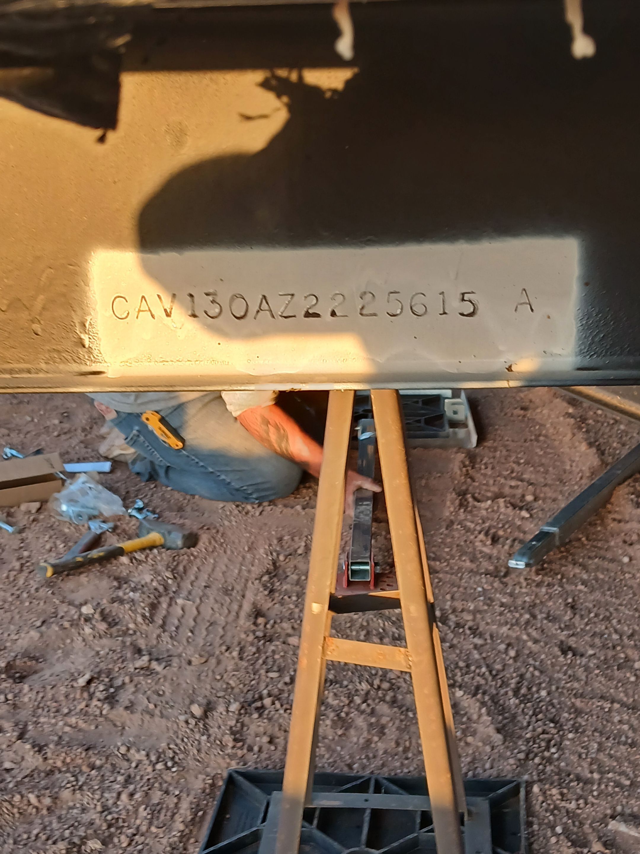 Project in Eloy by Mobile Home Installations