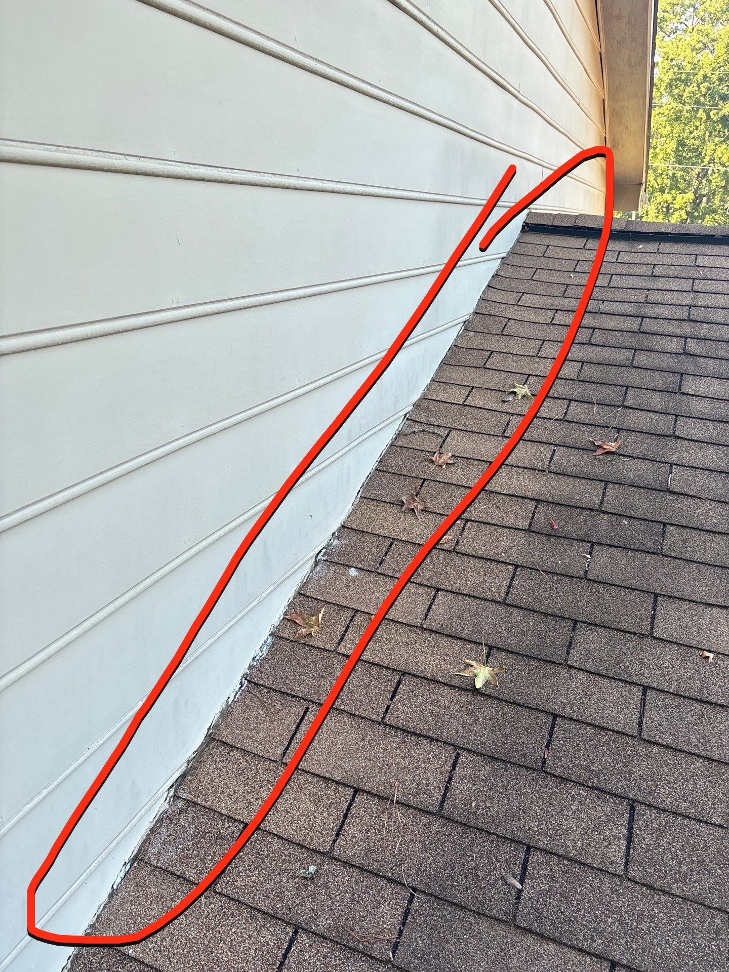 Missing Step flashings by Deerfield Roofing LLC