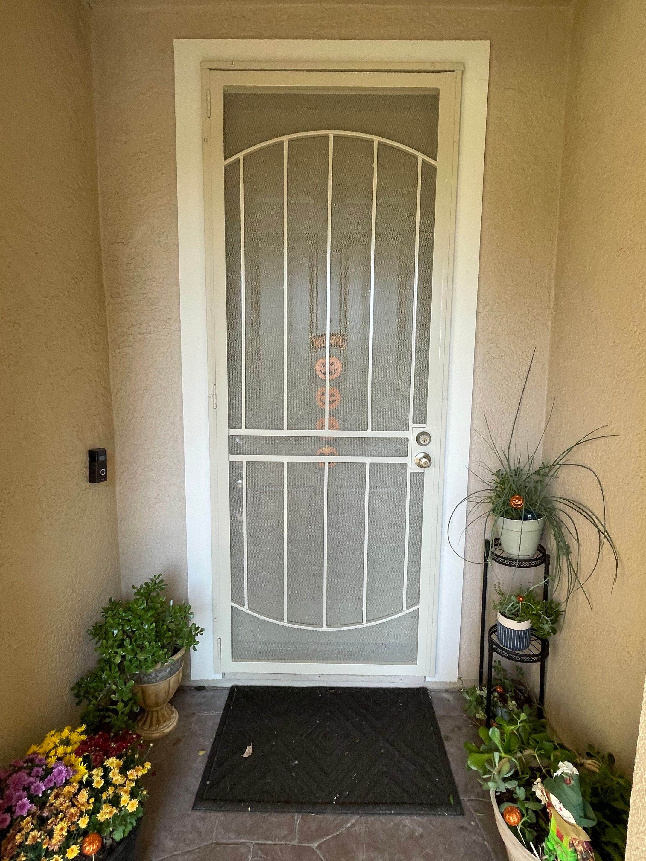 Security Door Installation/ Foam Pop Out by McCray's Handyman, Inc.