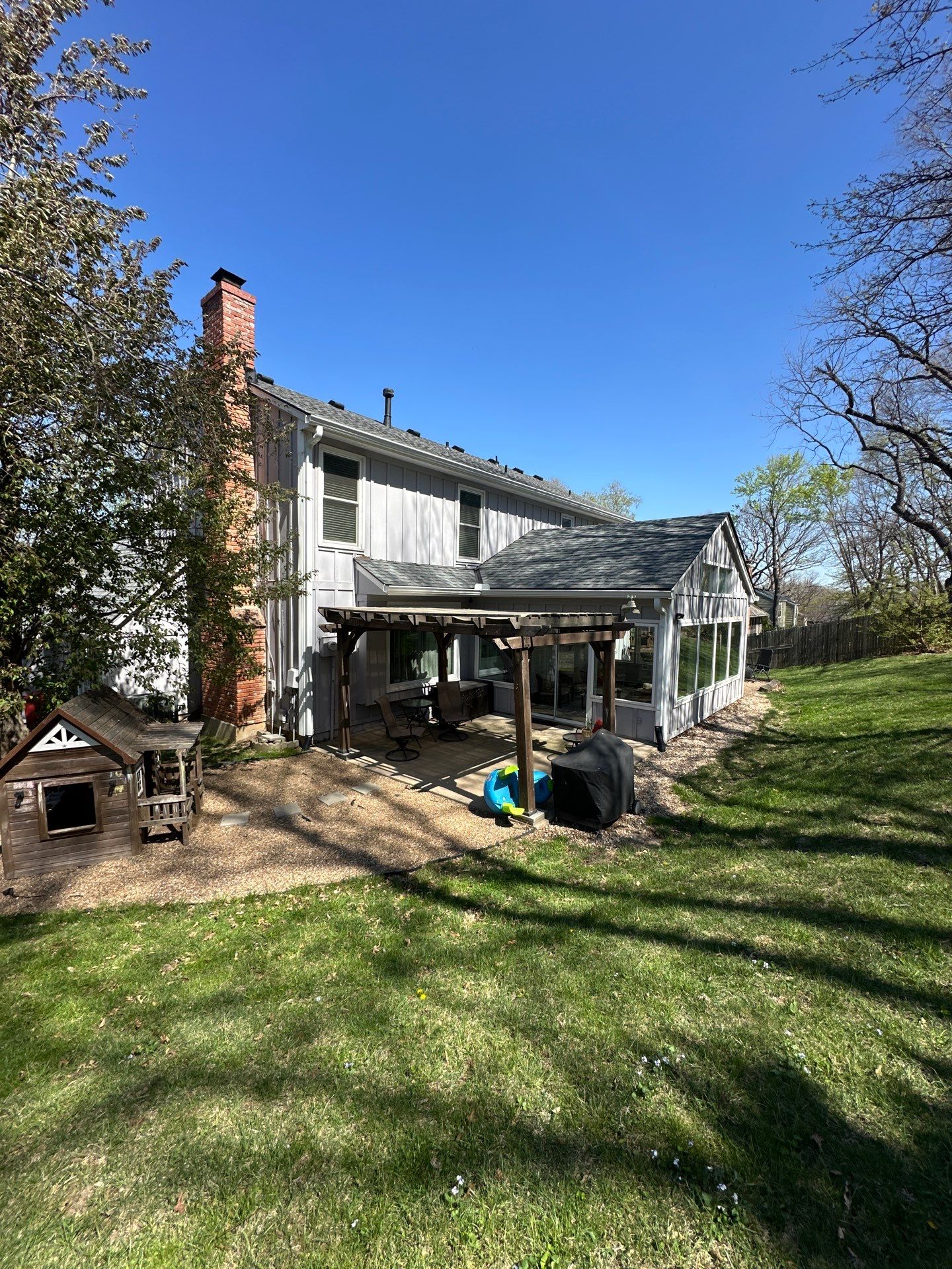 Full Exterior Siding Upgrade and Board and Batten Installation in Shawnee by EEC Windows, Siding & Roofing