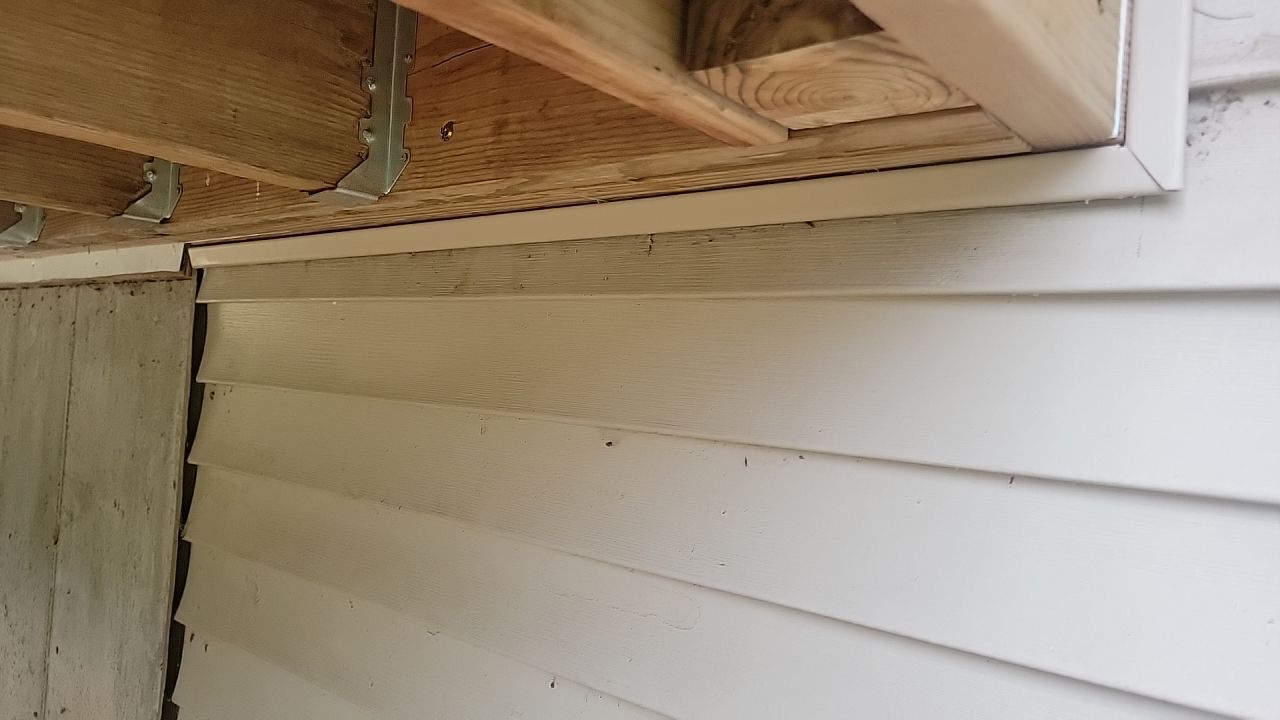 Deck Installation using Treated Lumber by Avalon Roofing and Exteriors