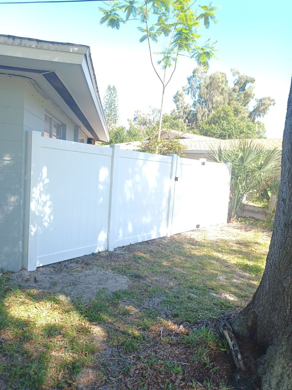 Bradenton, FL 6ft. Tall White Vinyl Privacy Fence by Asap fence and gates, LLC