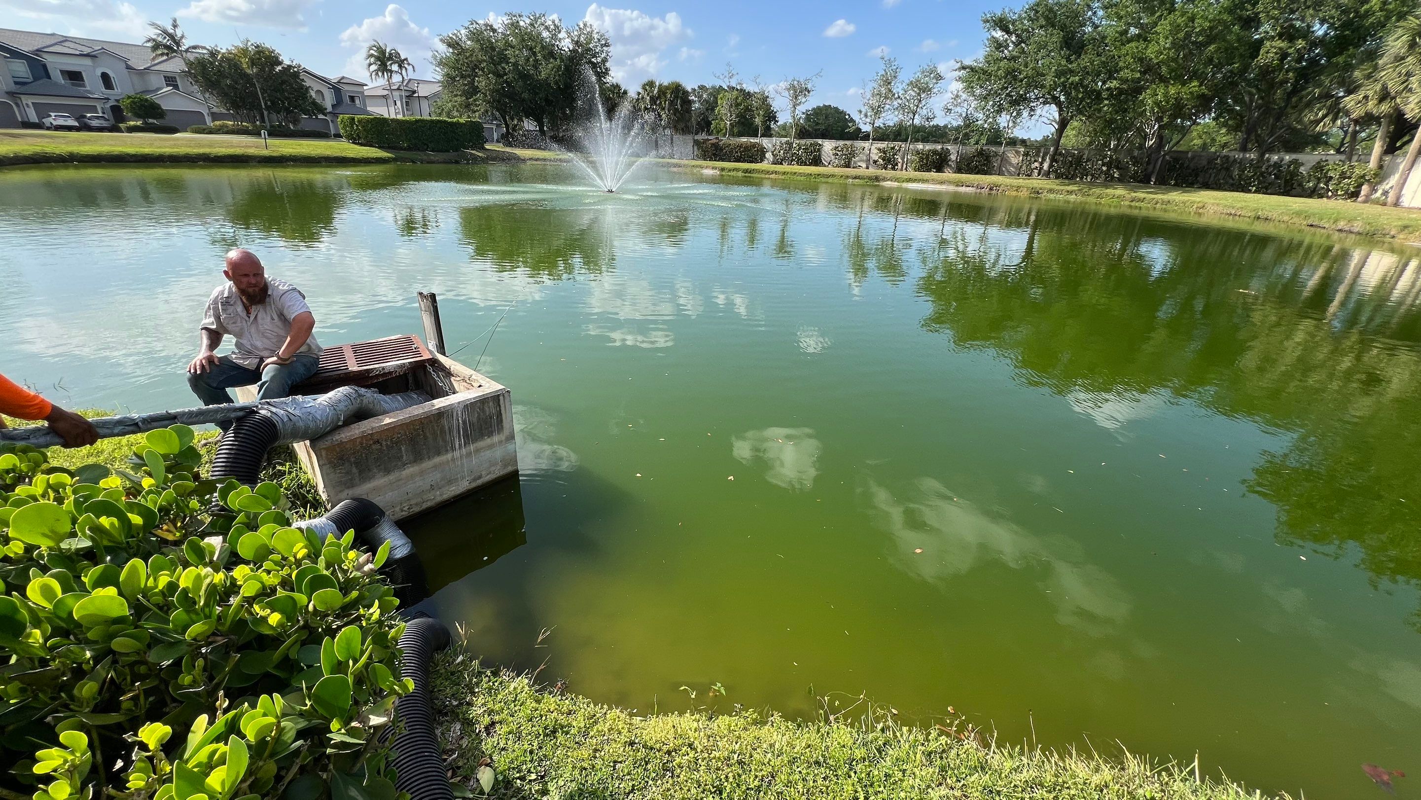 Estero Community Stormwater System Maintenance by APS Power & Water