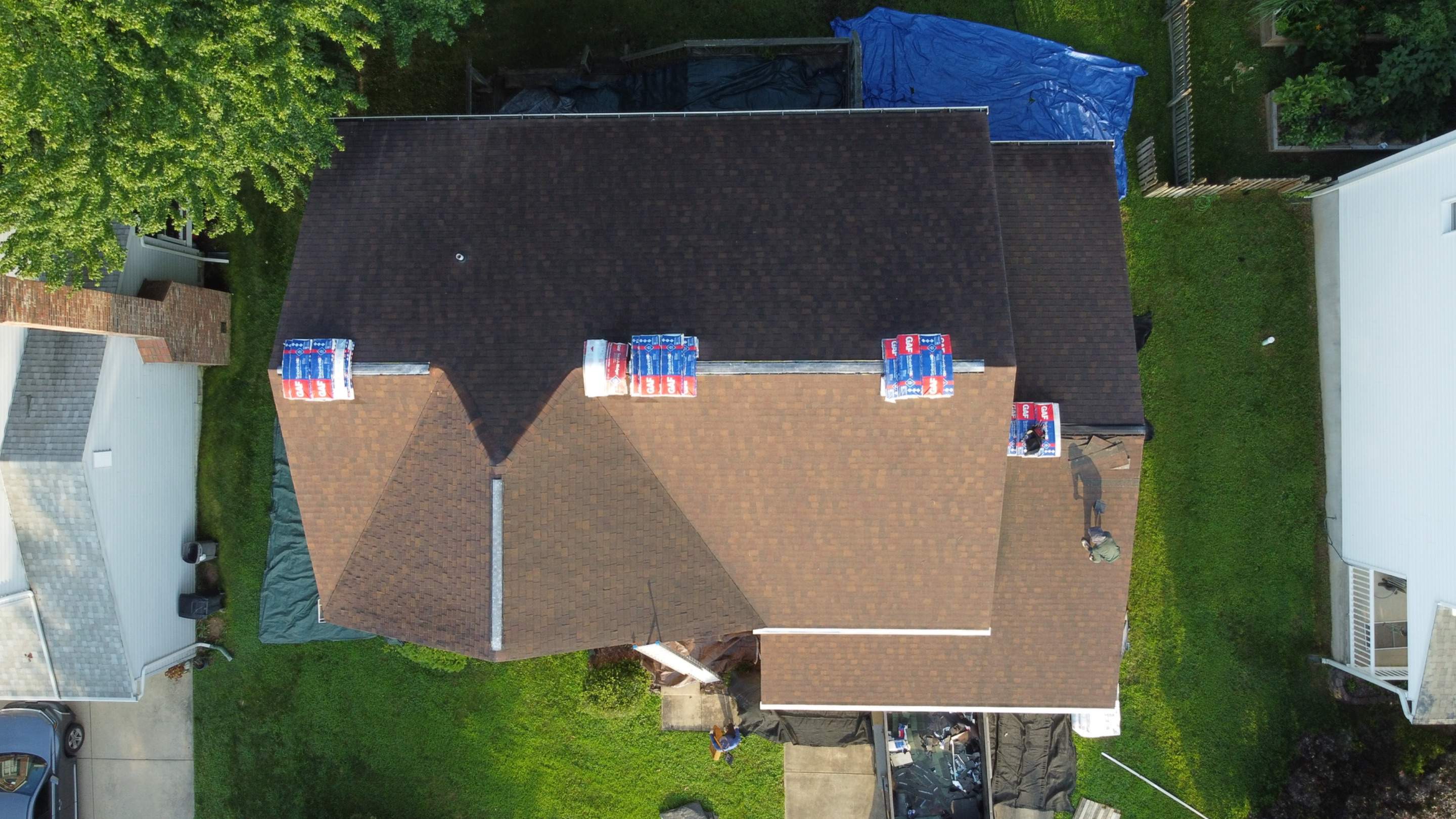 Residential Roofing Installation using GAF Timberline HDZ by Matter Roofing & Construction