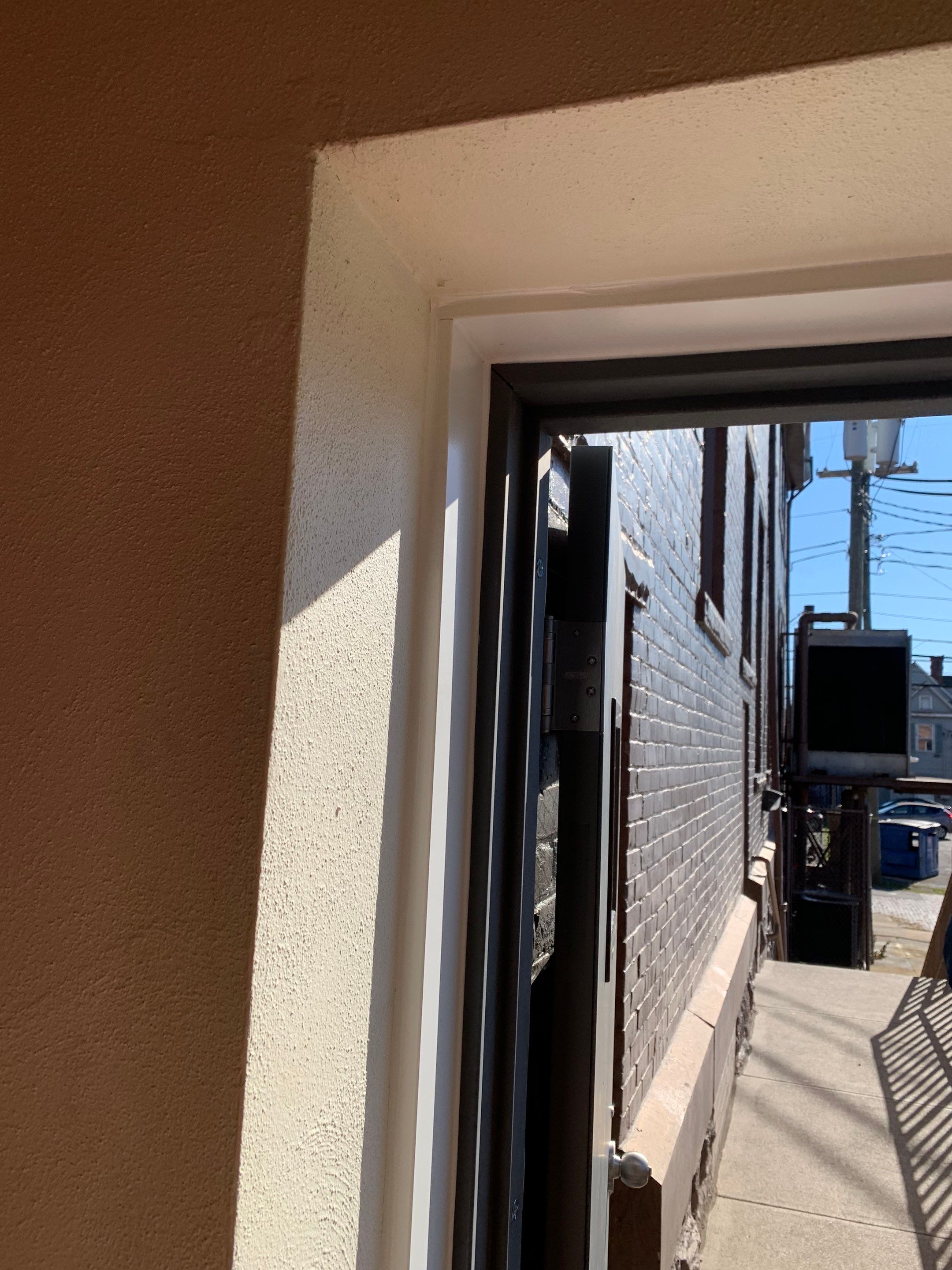 Exterior Commercial Steel Door by Secure Construction Company Inc