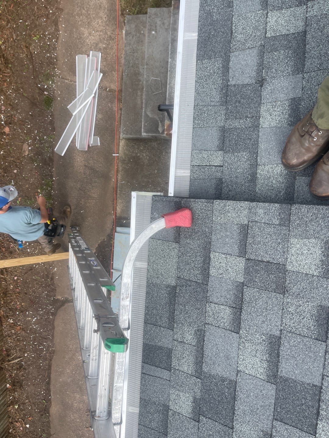 Residential Roofing Installation using Owens Corning TruDefinition Duration - Estate Gray by A Plus Exterior