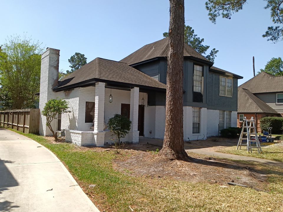 Interior and exterior painting project by Roof Concepts Construction