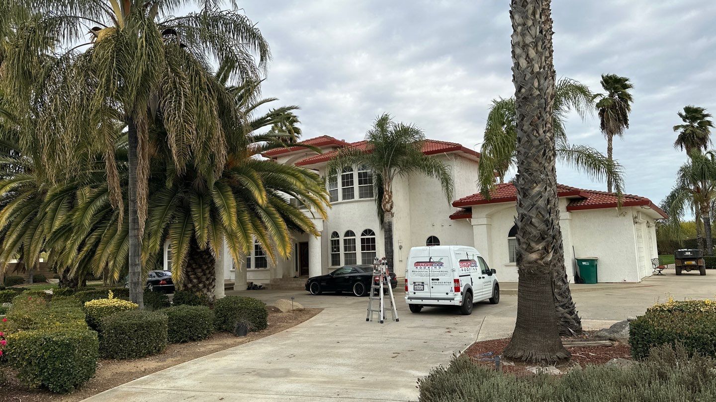 Tile refurbish project using existing tiles and replaced underlayment and battens by Straight Edge Roofing Inc
