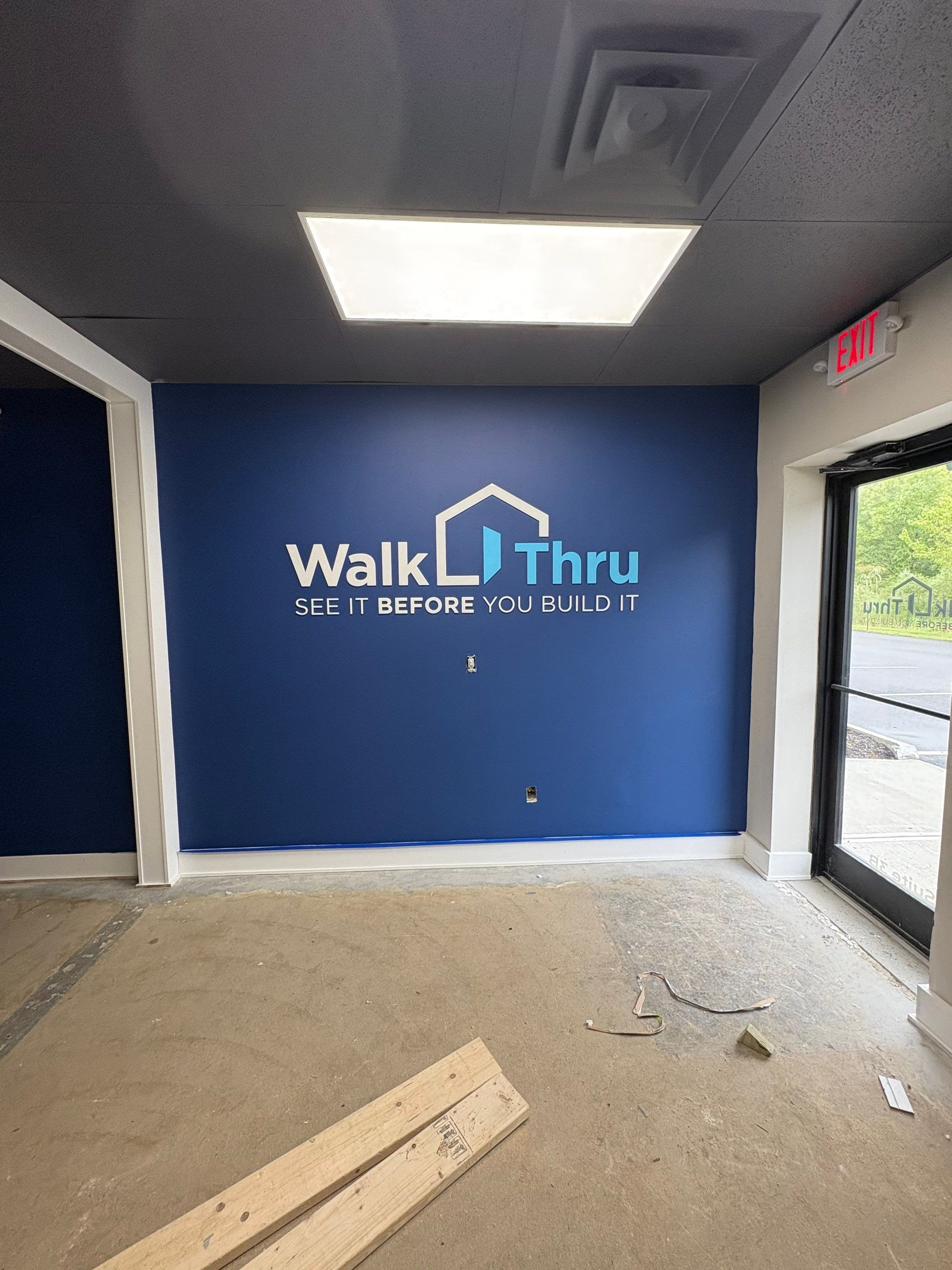 WalkThru NY Dimensional Logo & Window Vinyl by FASTSIGNS of Saratoga Springs