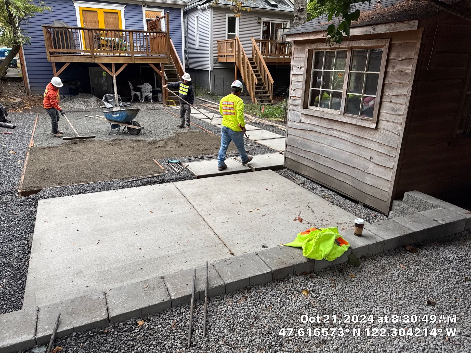 Turf Installation, Retaining Wall & Concrete Walkway | Seattle  by Jireh Asphalt & Concrete Inc 