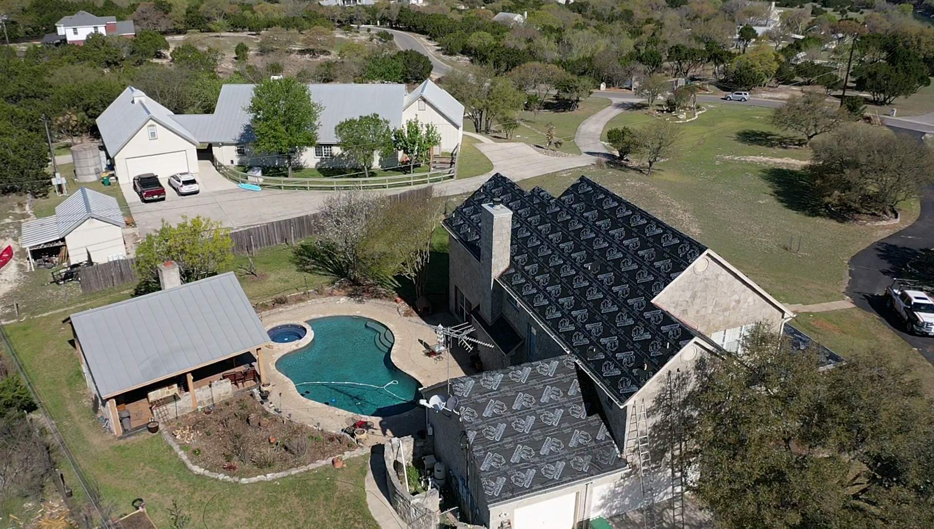 Residential Metal Roof Installation using McElroy Metal by Premier Roofing and Contracting