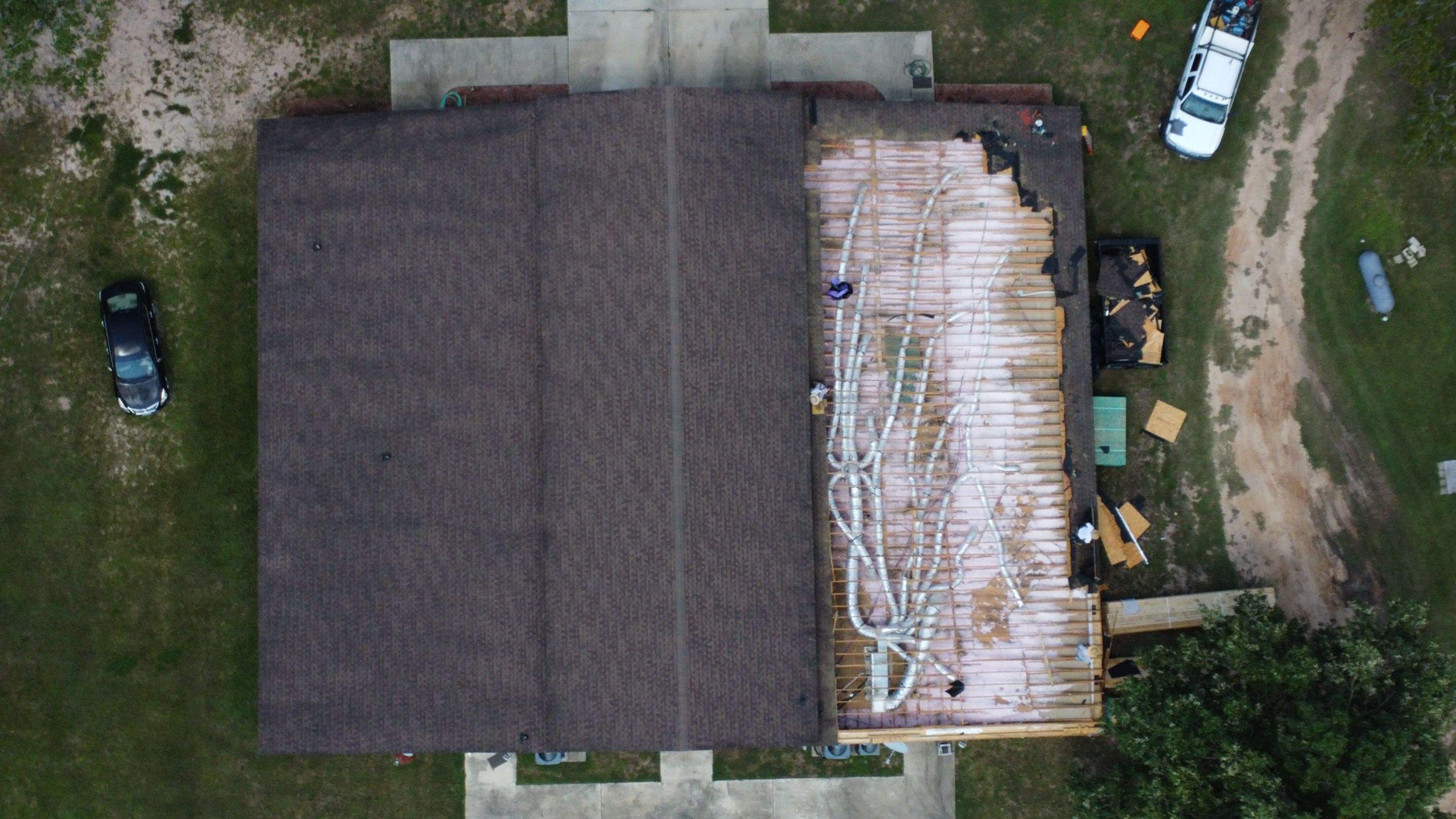 Repair Roof Damages & Interior Damages - Project in Coldspring Texas by Harden Enterprise Services LLC