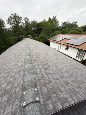 Residential Roof Replacement using GAF - Timberline Natural Shadow - Pewter Grey