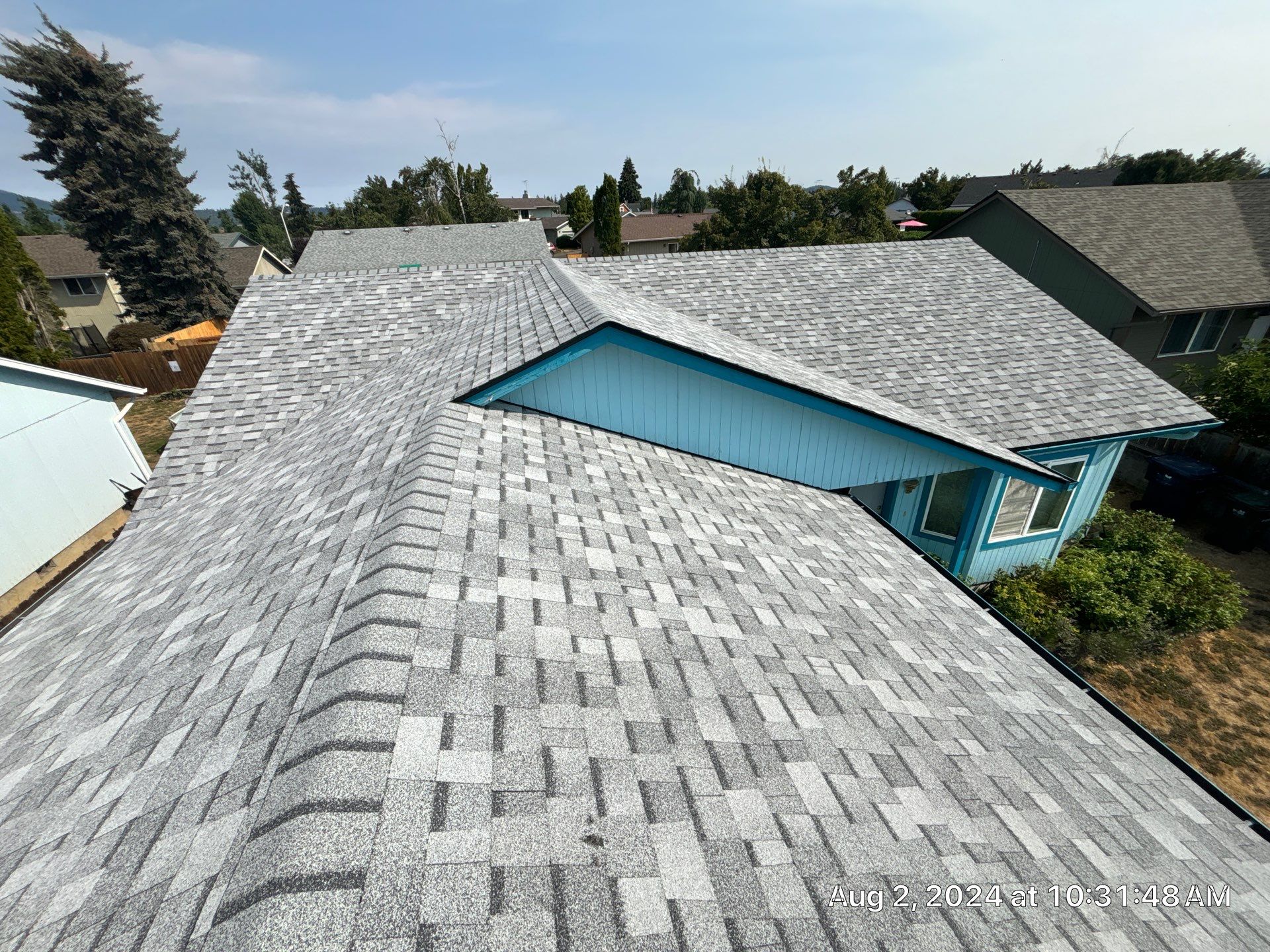 Residential Reroof using Owens Corning Duration Shingles in Sierra Gray. by BEST Roofing & Waterproofing