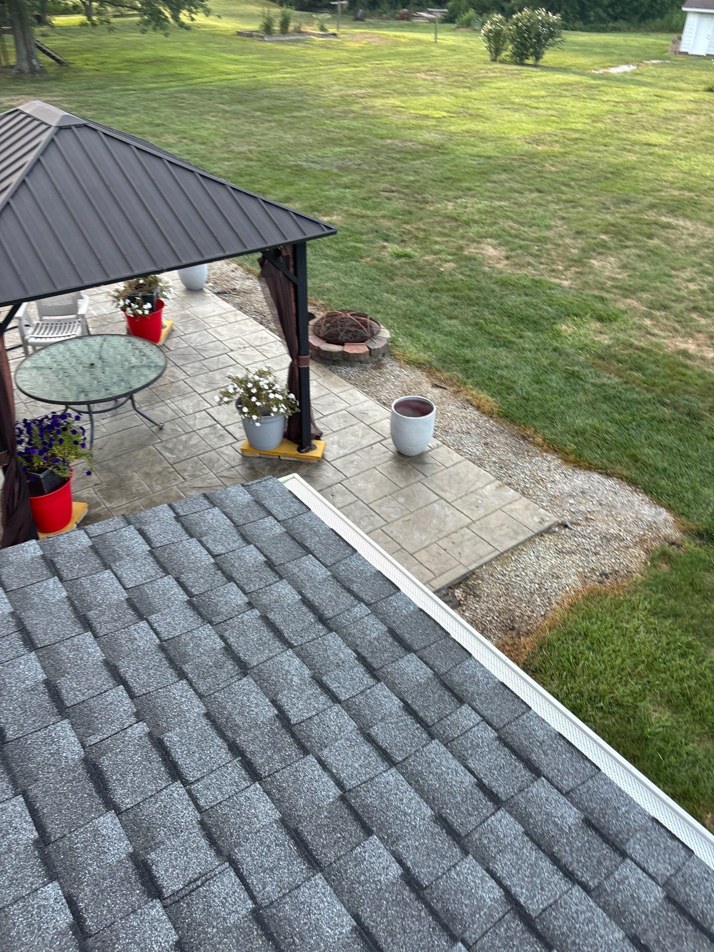 Residential Roofing Installation using Timberline UHDZ Shingles - Pewter Gray by RoofX 