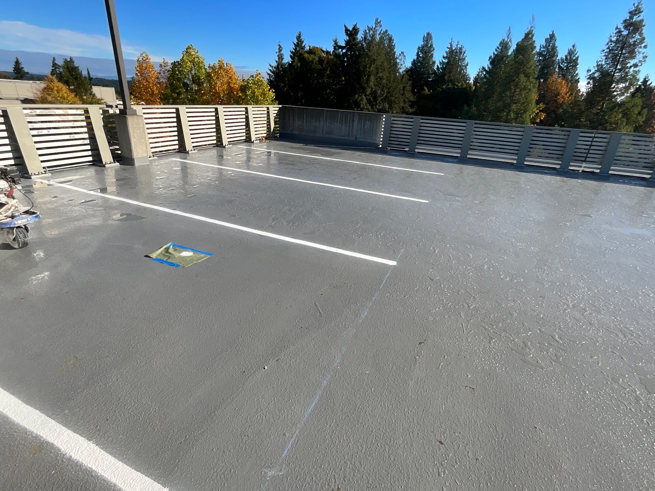 Corti Construction | Striping for Concrete Parking Lot by Jireh Asphalt & Concrete Inc 