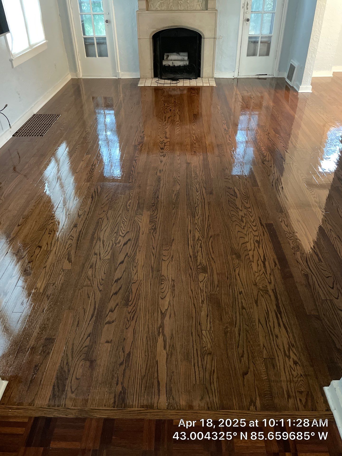 Custom Refinishing on Existing Hardwoods by RTBaldwin Hardwood Floors