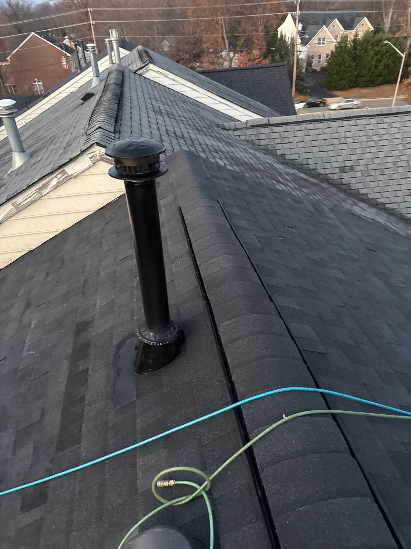 Fairfax: Residential Roof Replacement with CertainTeed Landmark in Charcoal Black by RM Banning, Inc.