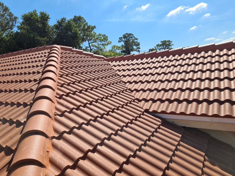 Residential Roofing Installation using Eagle Roofing Tile by BLUES BROTHERS ROOFING