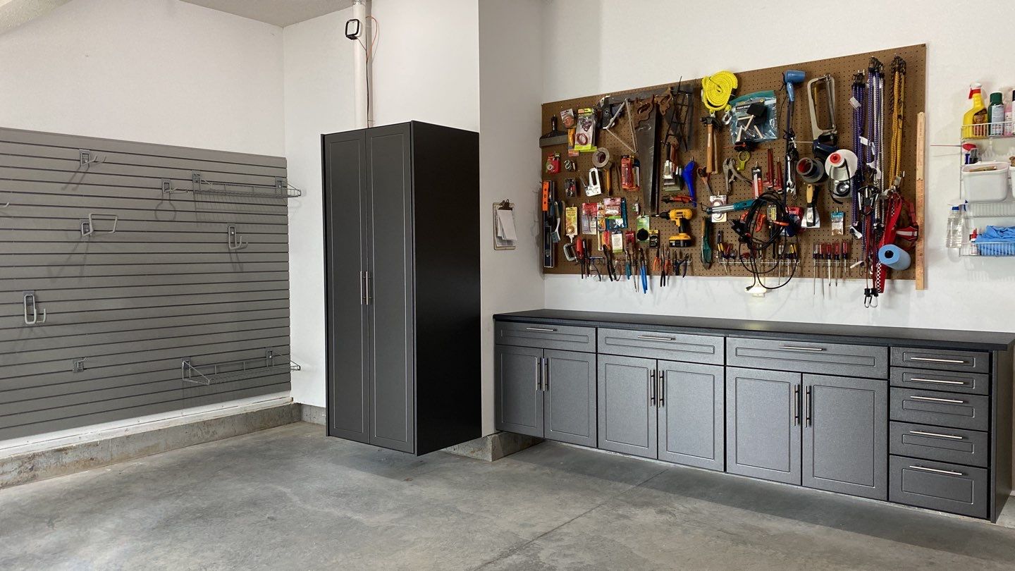 Michael W. adds storage to his garage! by Banner Garage