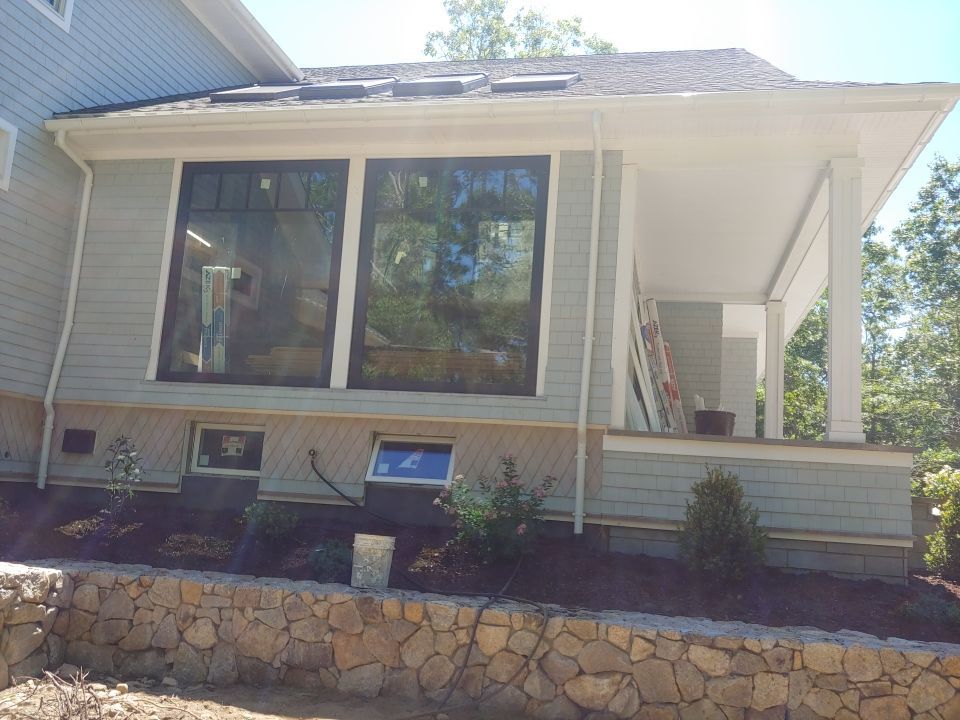 East Falmouth, MA Gutter Installation using 6" Half Round Aluminum Gutter by Gutter Pro Enterprises