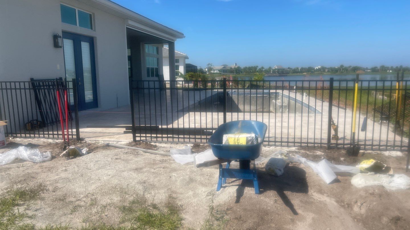 Aluminum Fence Installation using 3 Rail Aluminum Fence by Asap fence and gates, LLC