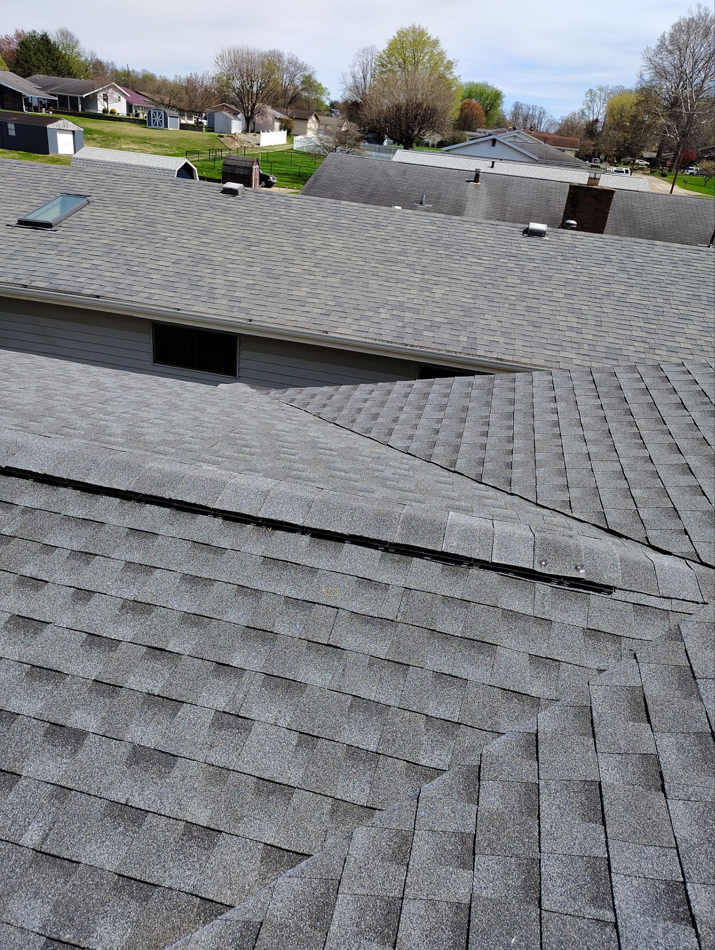 Residential Roofing Installation using GAF Timberline HDZ Pewter Gray by Rainstoppers Roofing