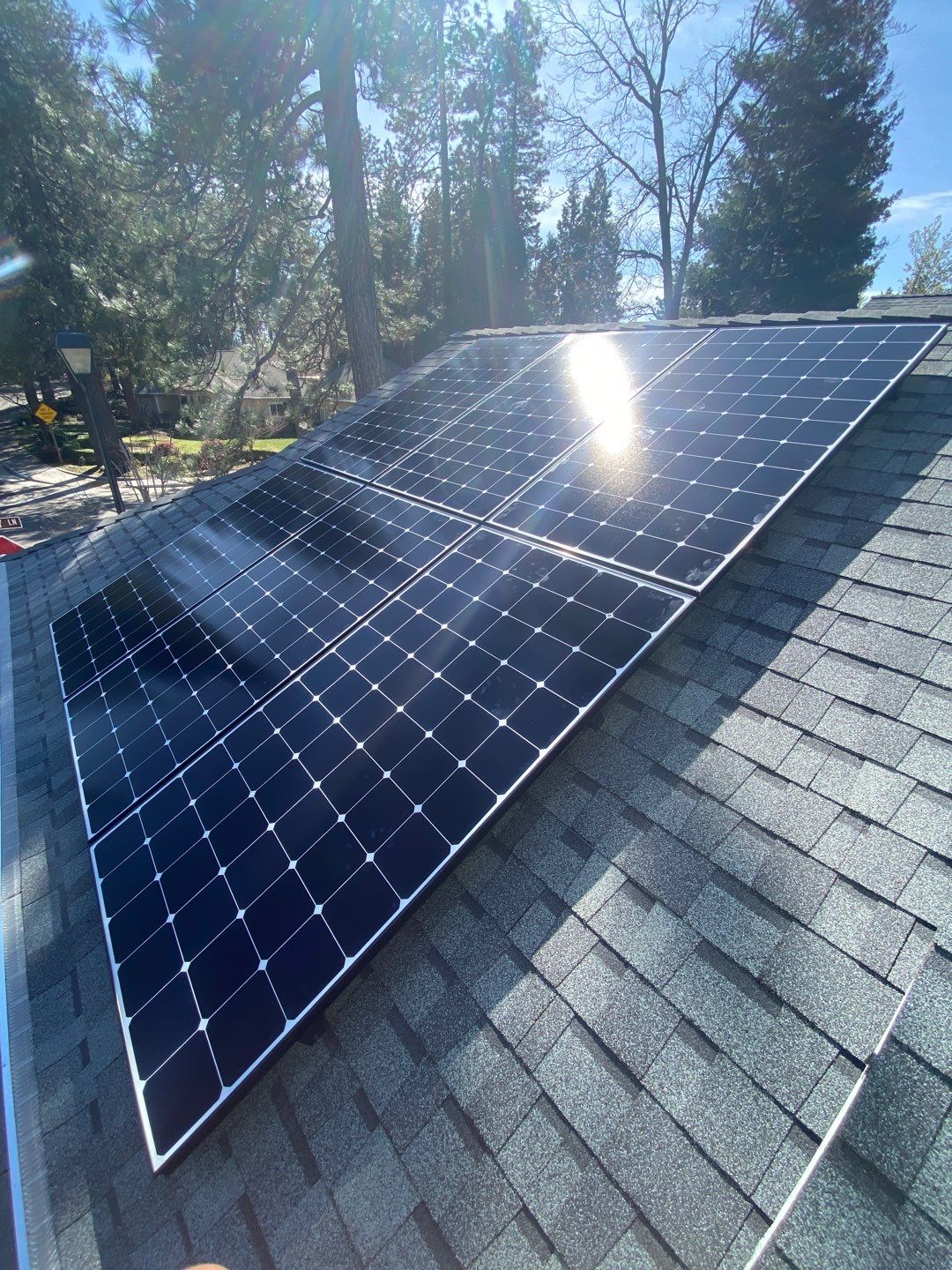 Attic Insulation, Roofing, and Solar for this in-town home by Byers Enterprises 