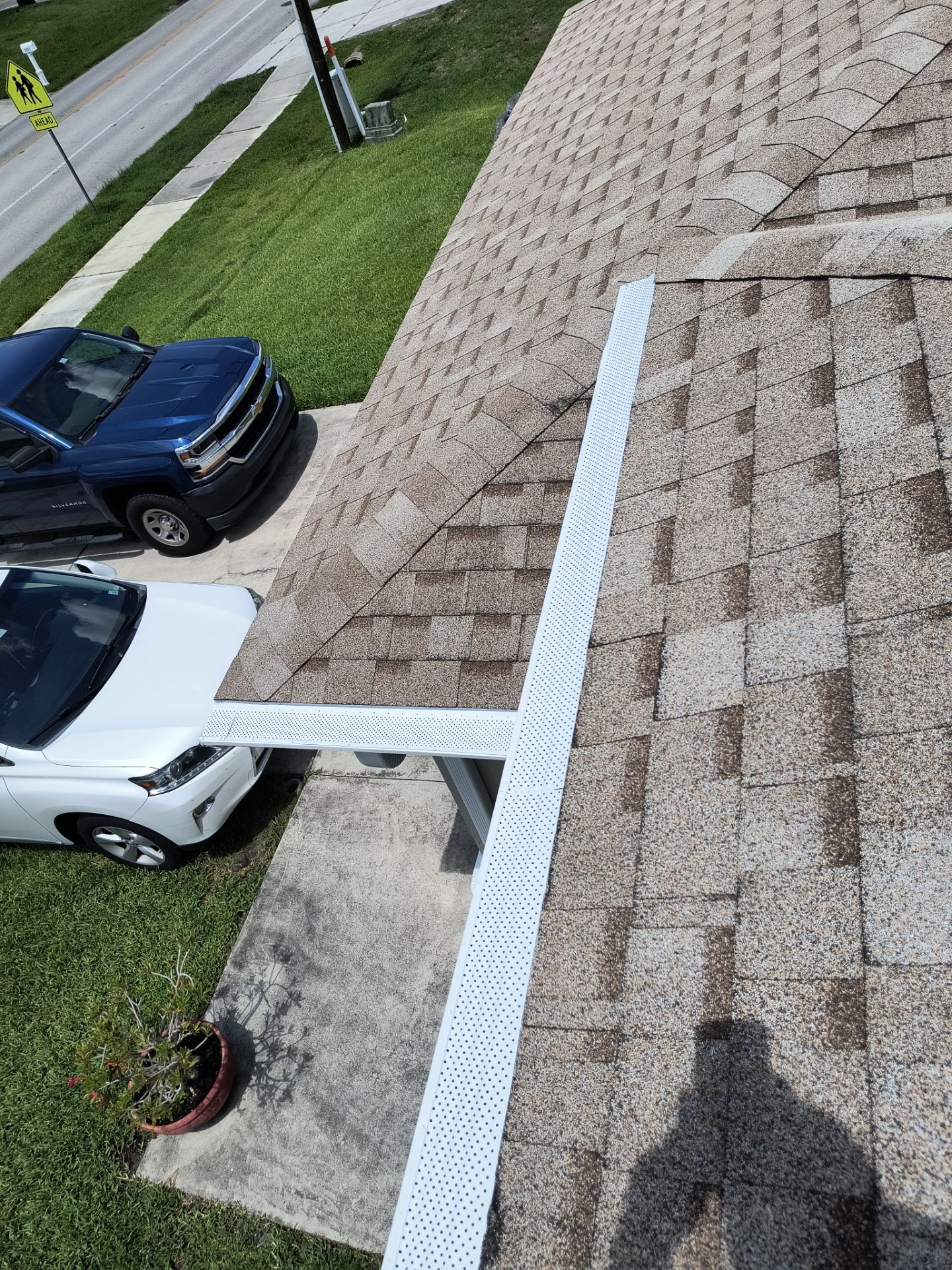 Leaf Guard System Installation in Cape Coral FL by Gutter Professors