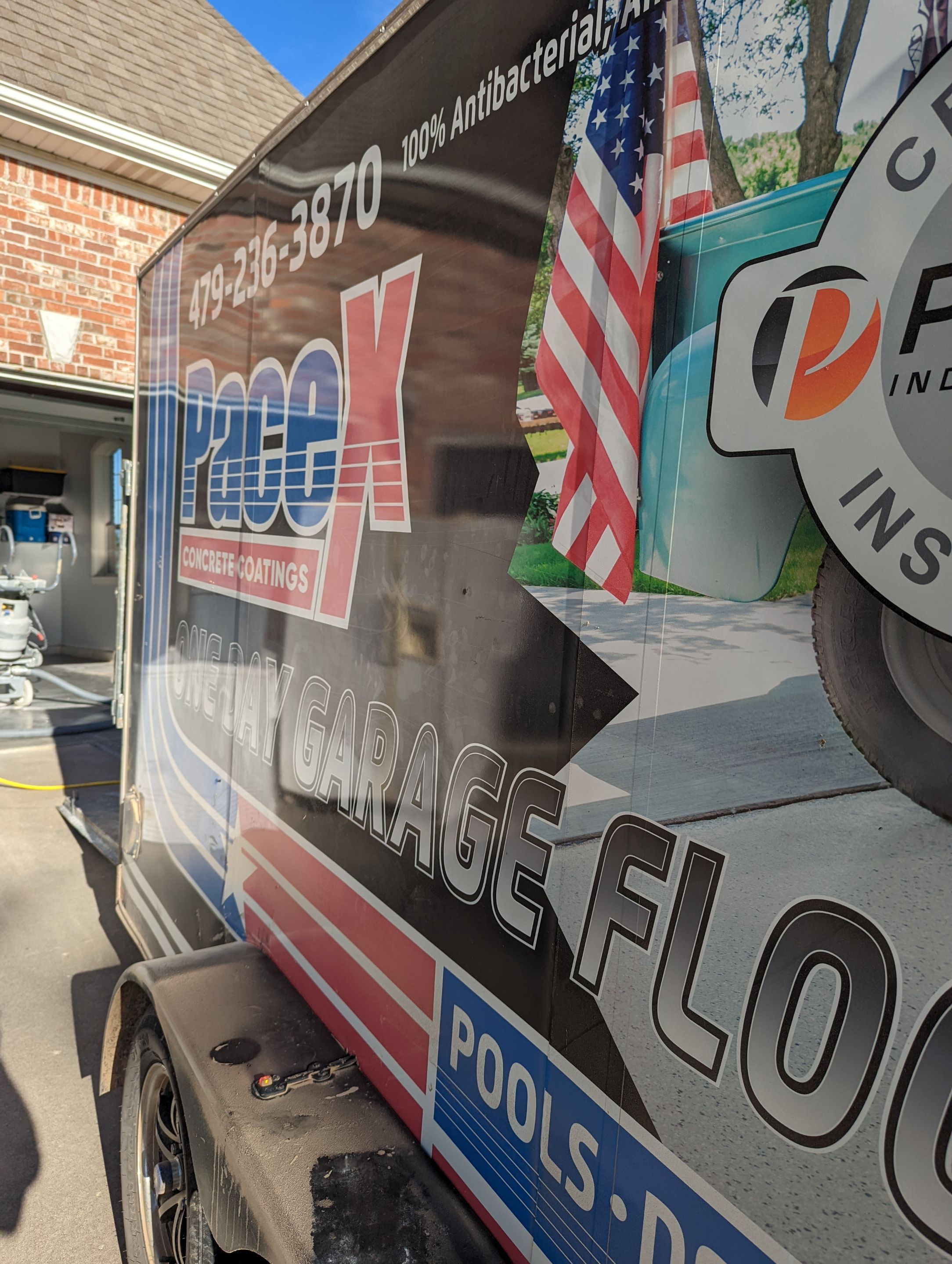 Project in Noel by Pace X Concrete Coatings