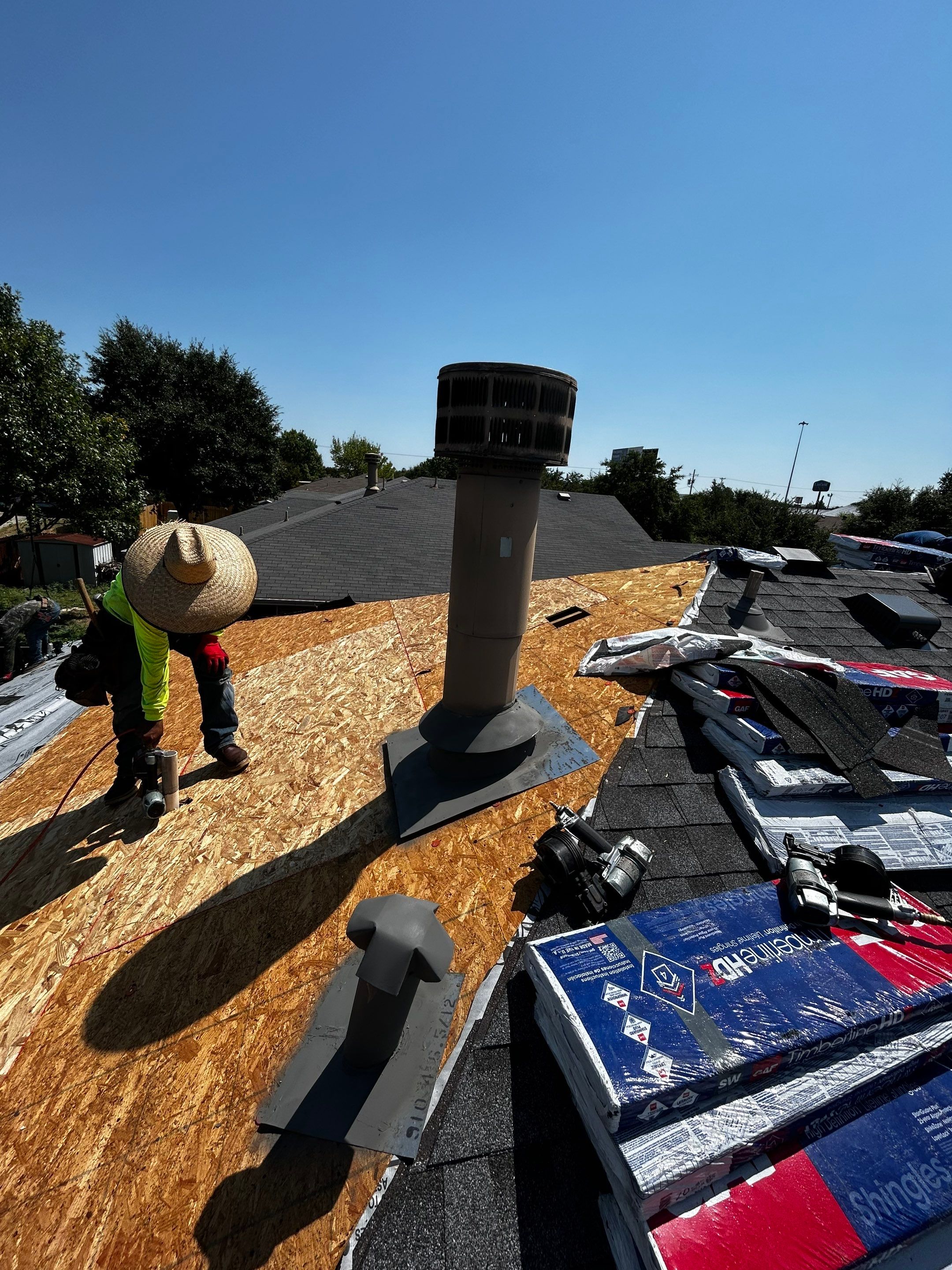 New Roof using GAF HDZ by AquaShield Restoration USA