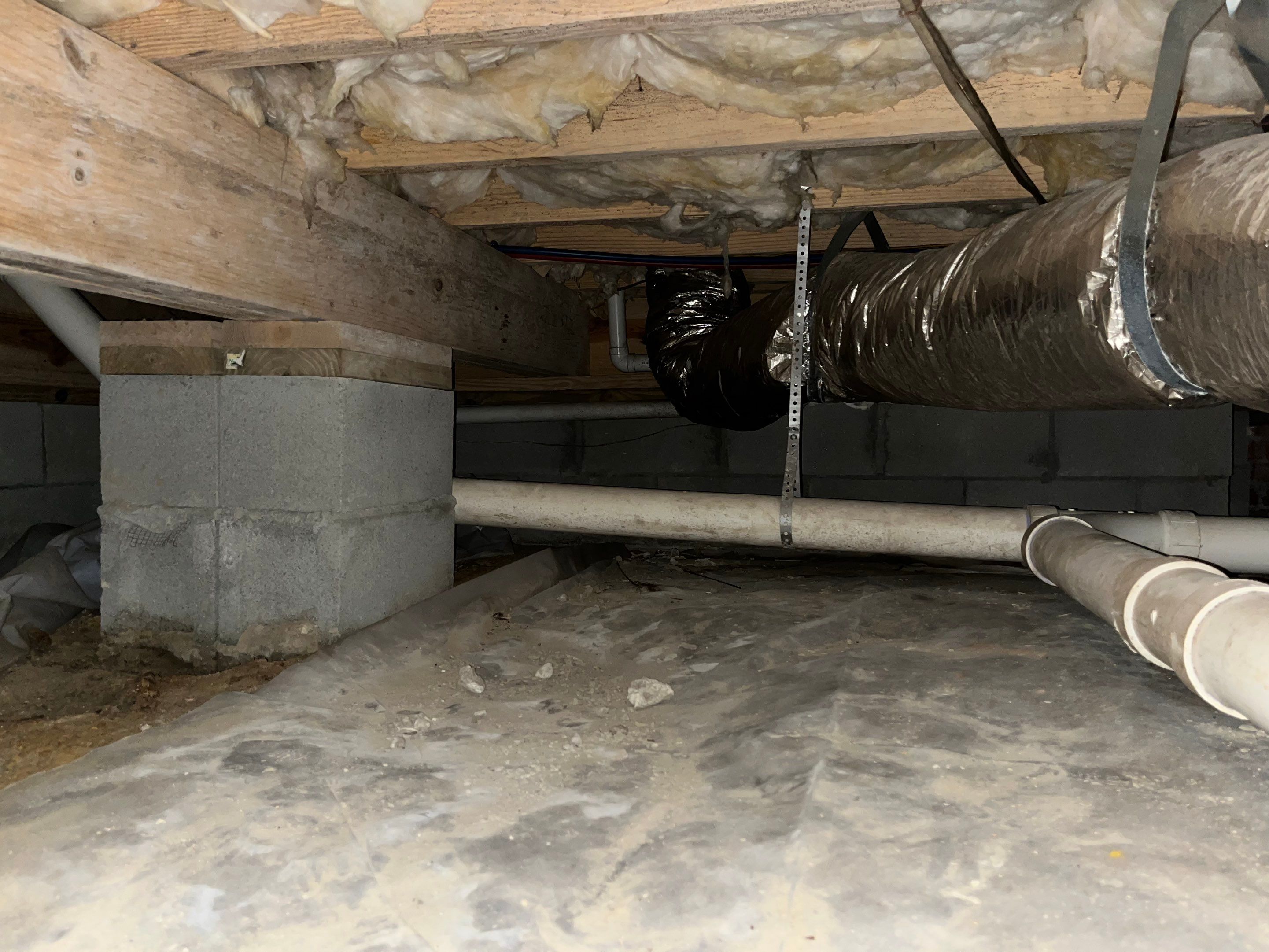 Impact Choice Encapsulation with French Drain, Mold Removal, and Crawlspace Door by Impact Crawlspace