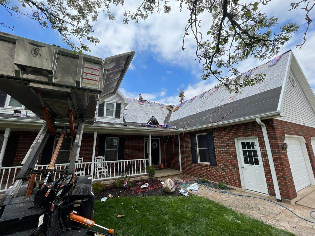 Residential Roofing Installation using GAF Timberline HDZ Appalachian Sky by Nitro Roofing and Construction