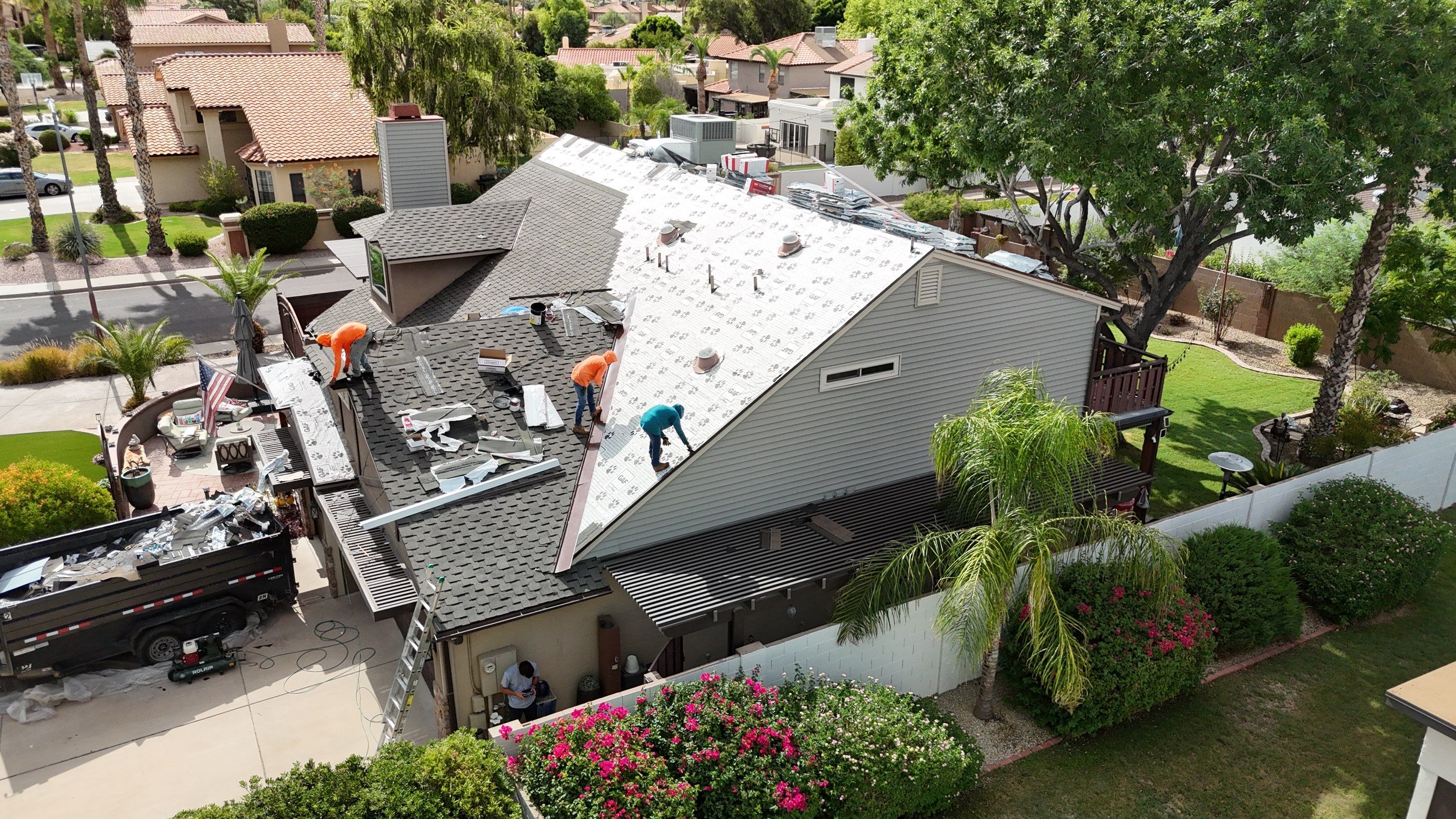 Project in Scottsdale, AZ by Saint Roofing