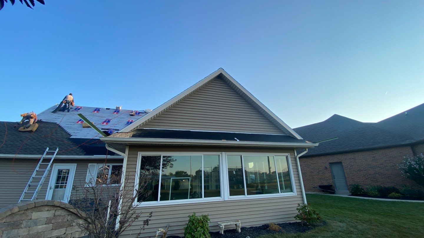 Residential Roofing Installation using GAF Timberline HDZ Weathered Wood by Nitro Roofing and Construction