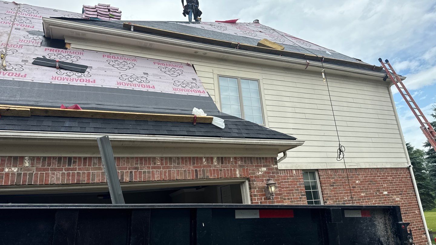 Roof Replacement using Owens Corning Onyx Black by 180 Contractors