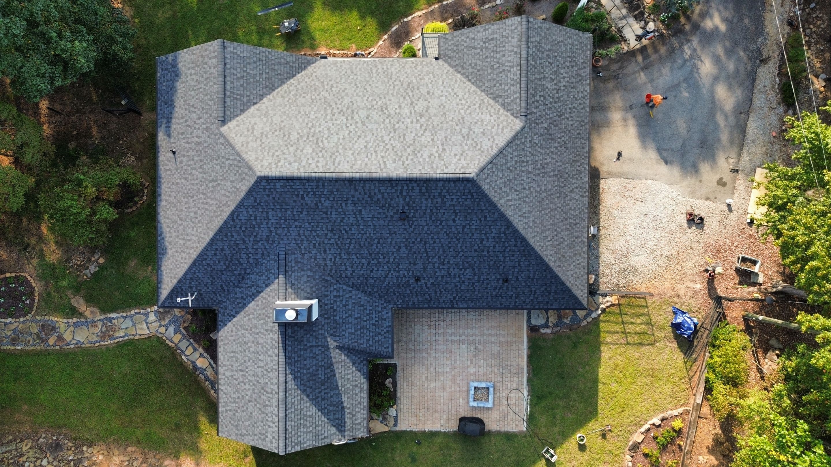 Dawsonville, GA Roof Replacement CertainTeed Landmark Pro Max Def Moire Black by Reset Roofing