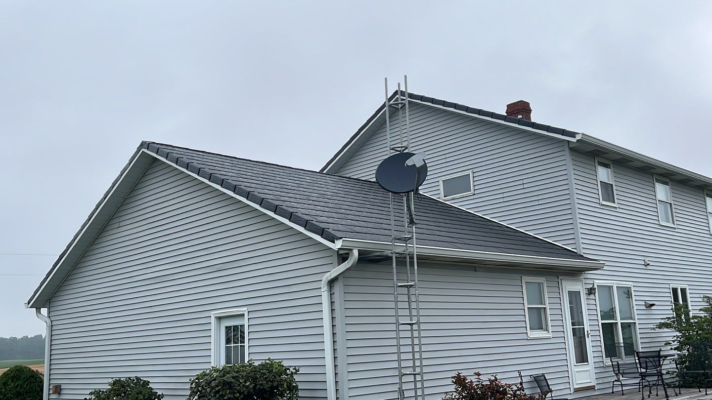 Residential Roofing Installation using Metstar Slate Plus Smooth Black by Nitro Roofing and Construction