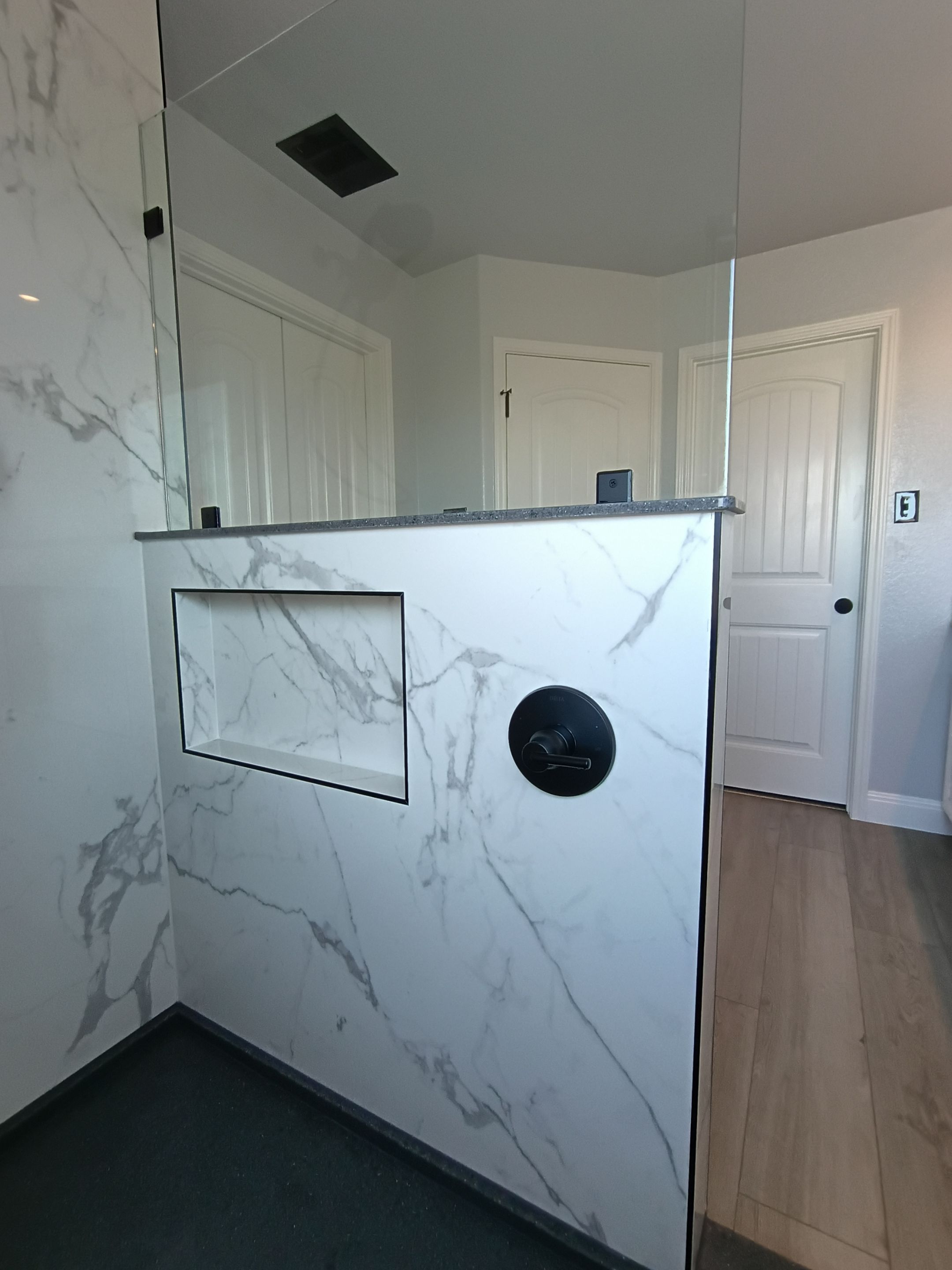 Northwest San Antonio Master Bathroom Large Shower Conversion by Legacy Bath and Kitchen
