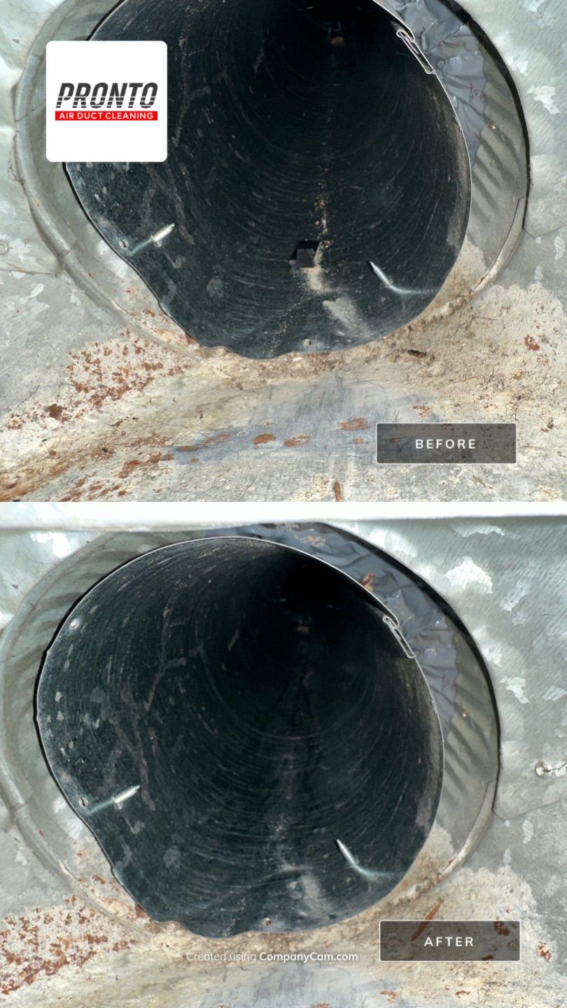 Air duct cleaning using Hypervac by Pronto Air Duct Cleaning