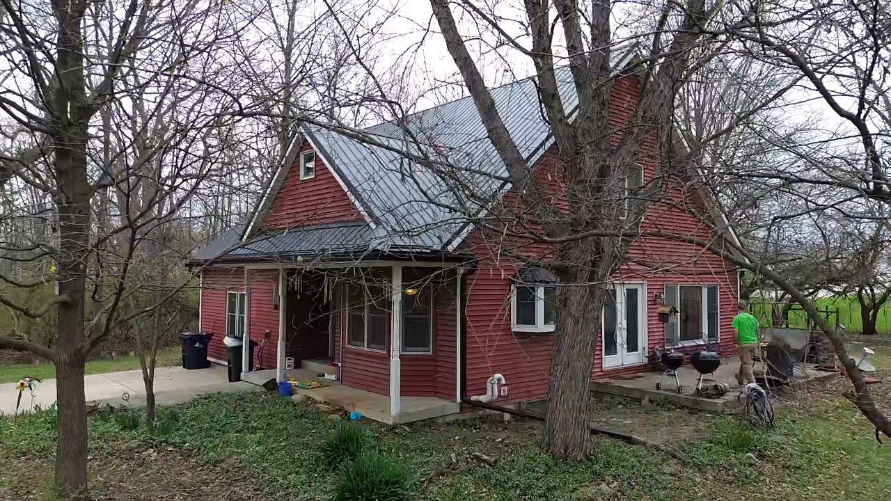 Exposed Fastener Metal Roof Replacement in Noblesville, IN by 4Ever Metal Roofing