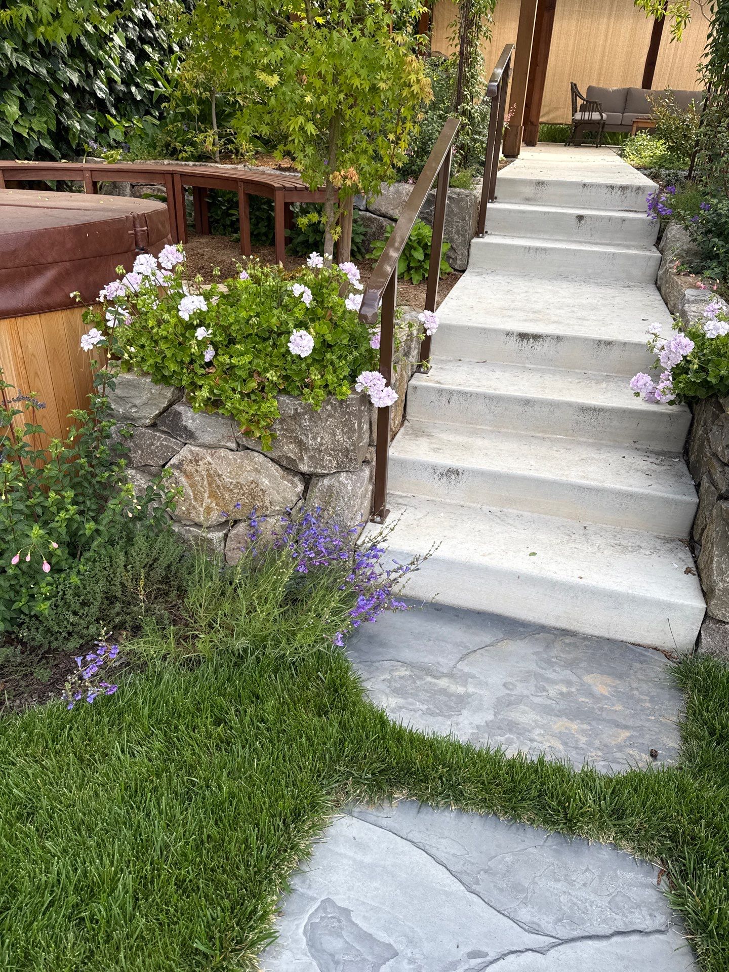 Exterior Concrete Staining by J&C Concrete Restoration, Inc