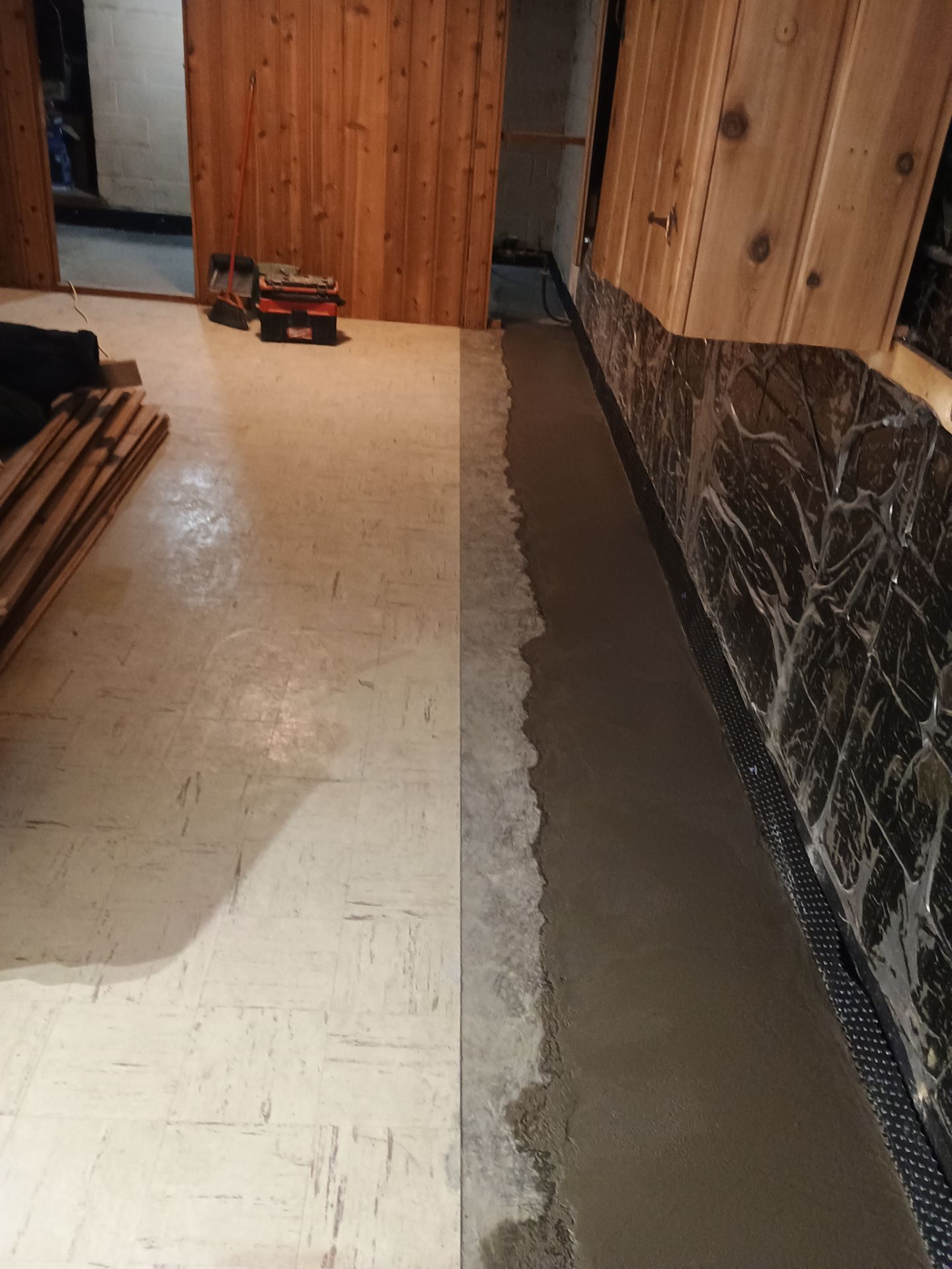 Helping Dan Get Going on His Remodel by Waterproofing Northeast