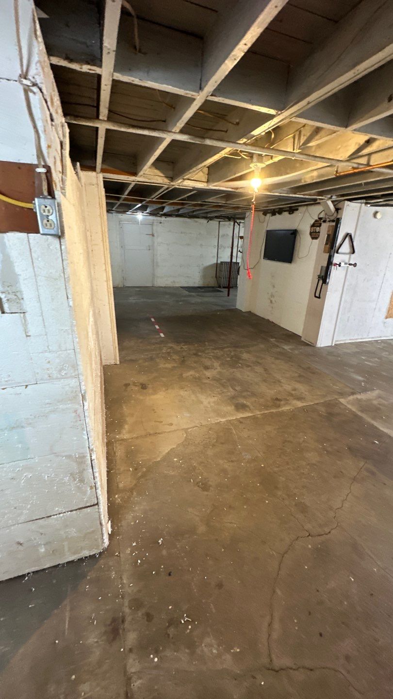 Gravel Basement Project in Leechburg by Floors in a Day, Inc