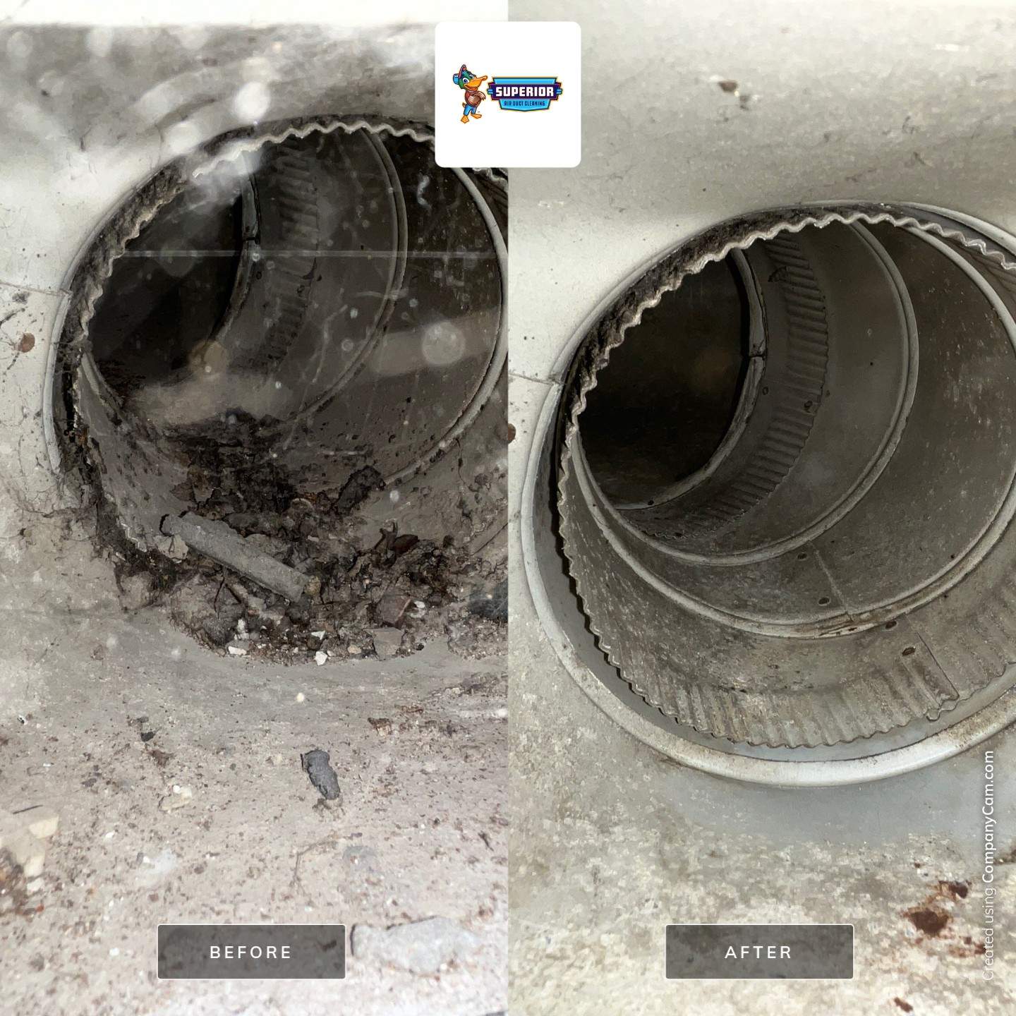 Air Duct Cleaning With a Vacuum Truck in Ellwood City, PA by Superior Air Duct Cleaning