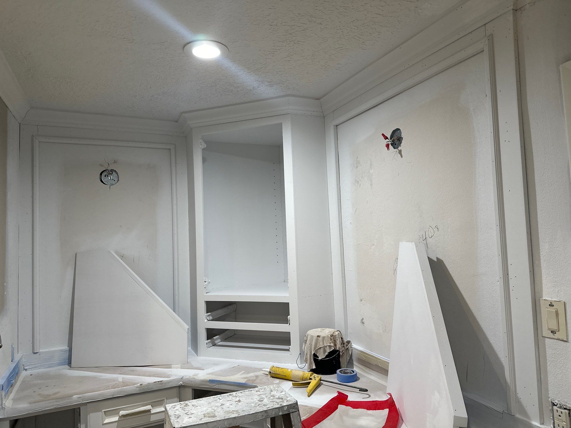 Bathroom Remodel with Water Mitigation Equipment | LT Contractors by L&T General Contractors and Restoration INC