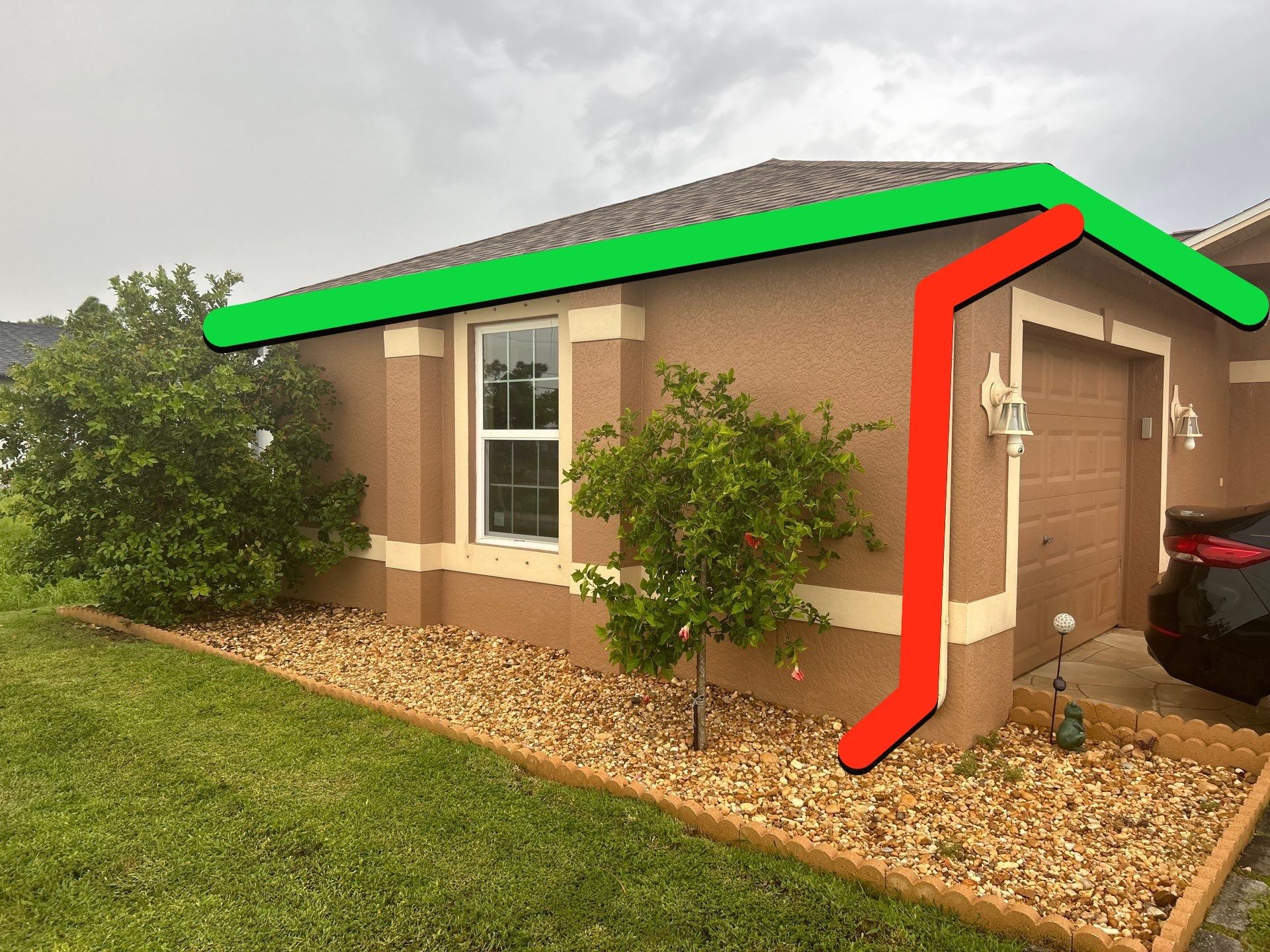 Linen seamless gutters and downspouts installation in Sarasota, FL by Gutter Professors