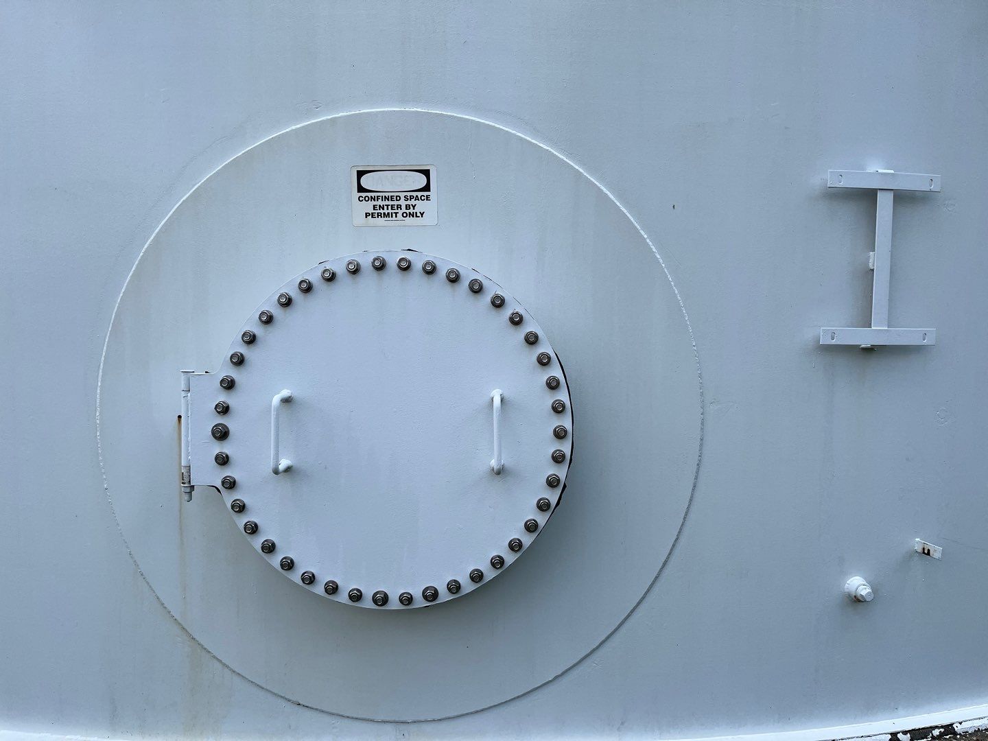 Water tank cleaning by Northern Power Washing LLC.