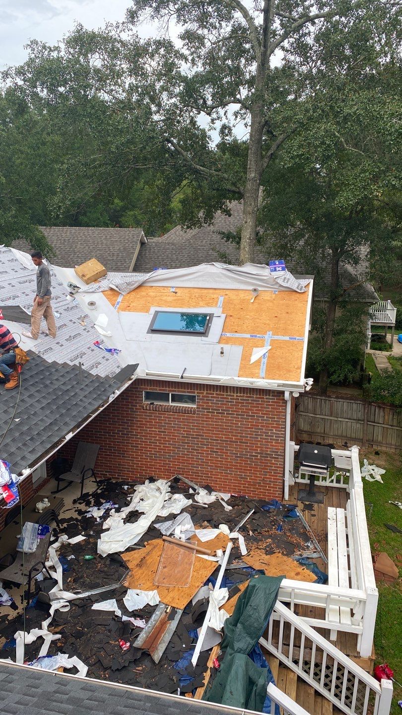 Residential Roofing Installation using Roof Replacement by American Roofing & Construction LLC